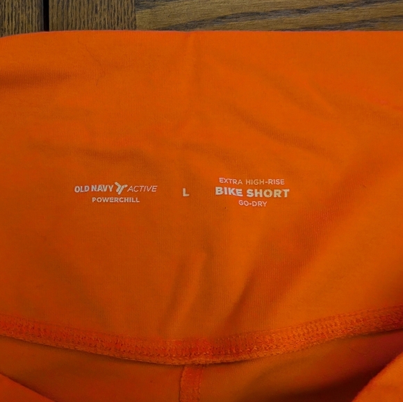Old Navy Orange Biker Shorts - Picture 3 of 5